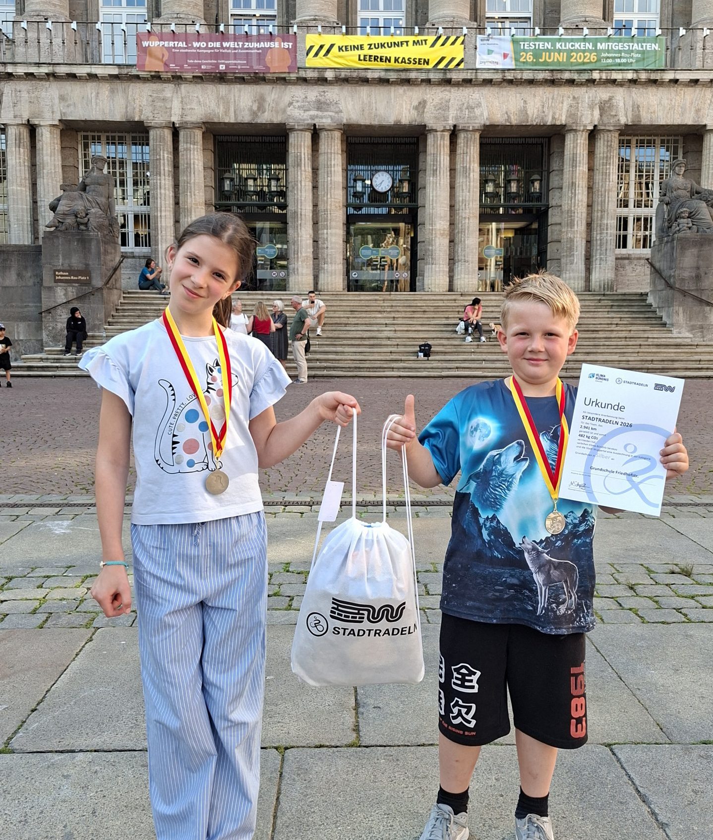Erfolg beim Schulradeln